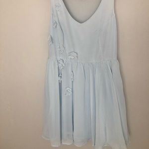 Light blue mini dress